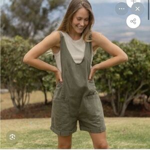 Neuflora Olive Green Shortalls